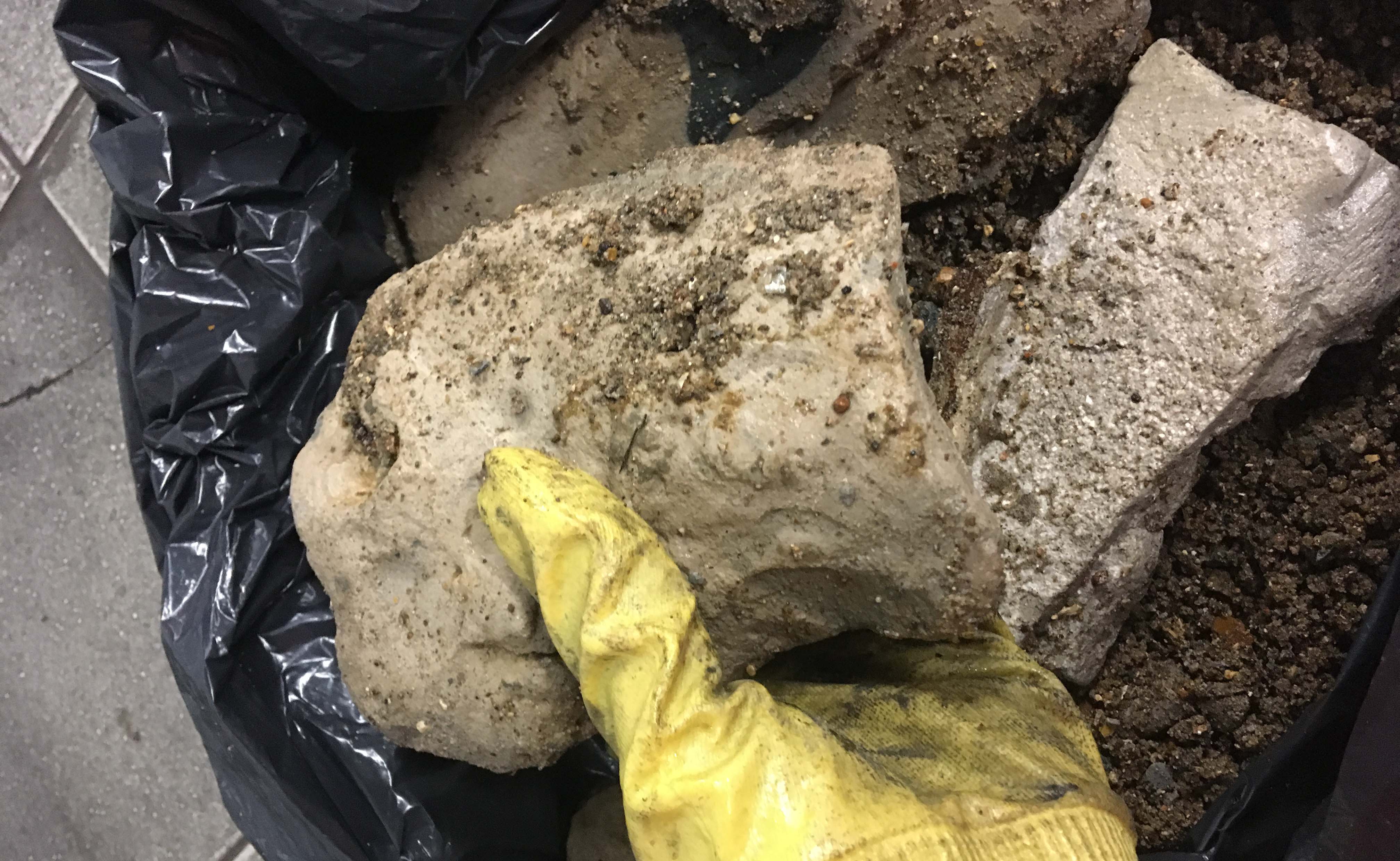 Sewer Robotics removed concrete from london underground