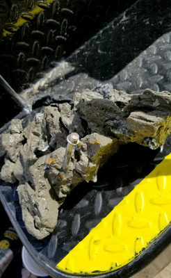 More removed concrete