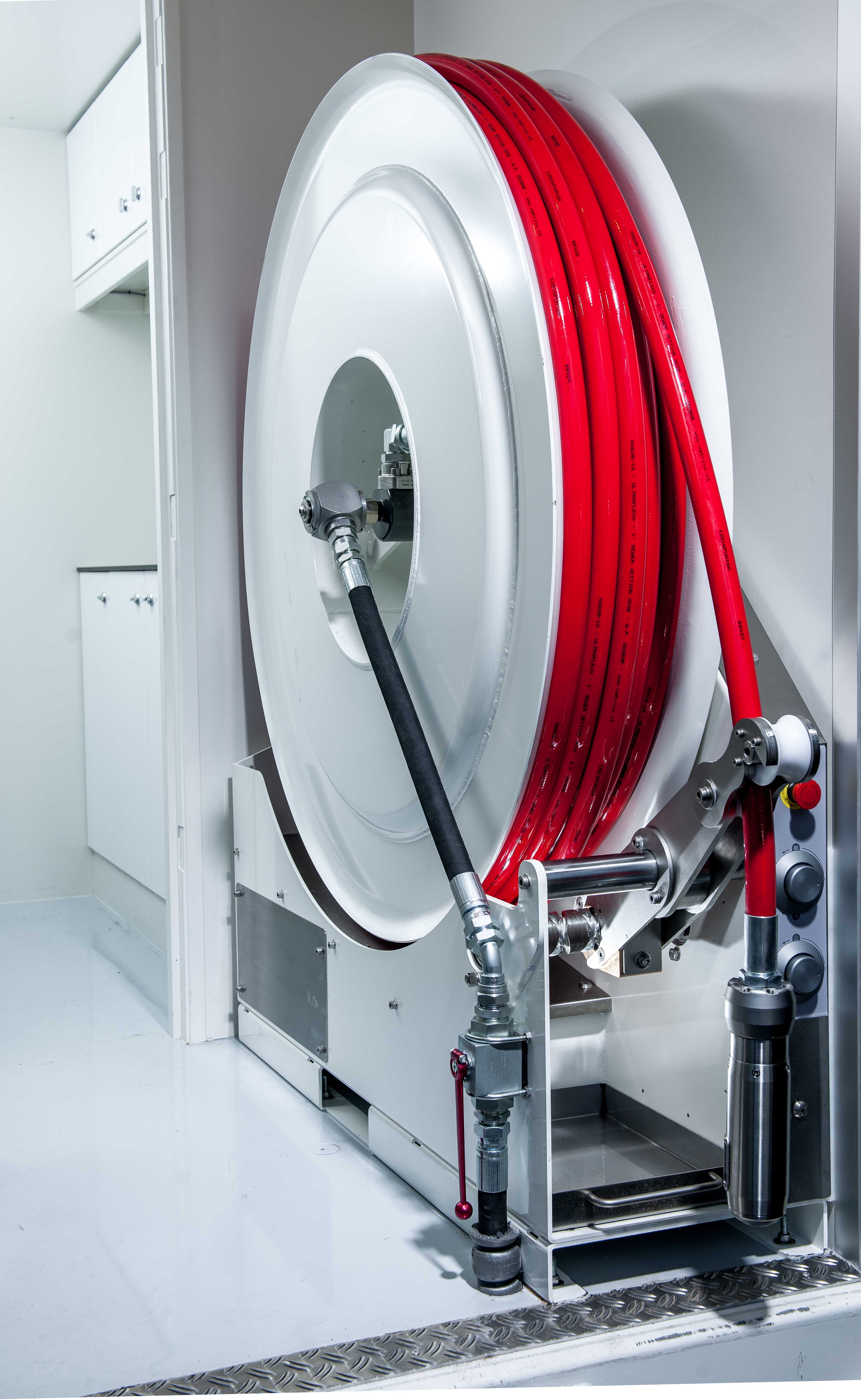 IDTEC jetting hose reel